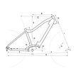 Kép 8/10 - CTM Ruby Pro 27,5 női E-bike geometria
