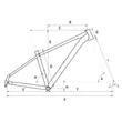 CTM Rambler 2.0 férfi Mountain Bike geometria