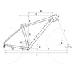 CTM Rascal 1.0 férfi Mountain Bike geometria