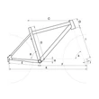 CTM Rein 2.0 férfi Mountain Bike geometria