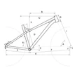 CTM Zephyr Comp 29 férfi Mountain Bike geometria