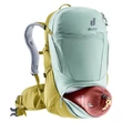 Deuter Trans Alpine 28 SL női kerékpáros hátizsák frost-linden