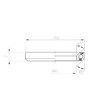 FSA fő csapágy Összetétel-TH-070E ACB 45°x45° 1,5 Dual S MR170-OD 52