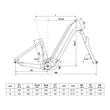 KELLYS Estima X40 P Anthracite M 27.5" 725Wh Női E-bike
