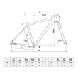 KELLYS Phanatic 90 férfi Cross Kerékpár sizechart