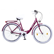 Neuzer Balaton Premium 26 N3 női City Kerékpár padlizsán/fehér-barna
