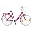 Neuzer Balaton Premium 26 1S női City Kerékpár padlizsán/fehér-barna