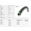Kép 1/4 - Schwalbe Külső 622-47 (28X1.75) Marathon Perf Hs420 Green Ec Ref Tw 985G