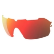 Scott Spur napszemüveghez pótlencse piros króm fényes