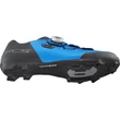 Shimano Cipő Mtb Xc502 Férfi Kék + Pedál Spd Pdm540 Fekete Stoplival