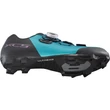 Shimano Cipő Mtb Xc502 Női Tengerzöld + Pedál Spd Pdm540 Fekete Stoplival