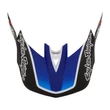 Troy Lee Designs Fejvédő D4 Composite Mips Qualifier White / Blue