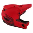 Troy Lee Designs Fejvédő D4 Composite Mips Stealth Red
