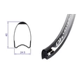 Vision Road kerékszett METRON40 SL RB Tub SH11 V17 , QR 