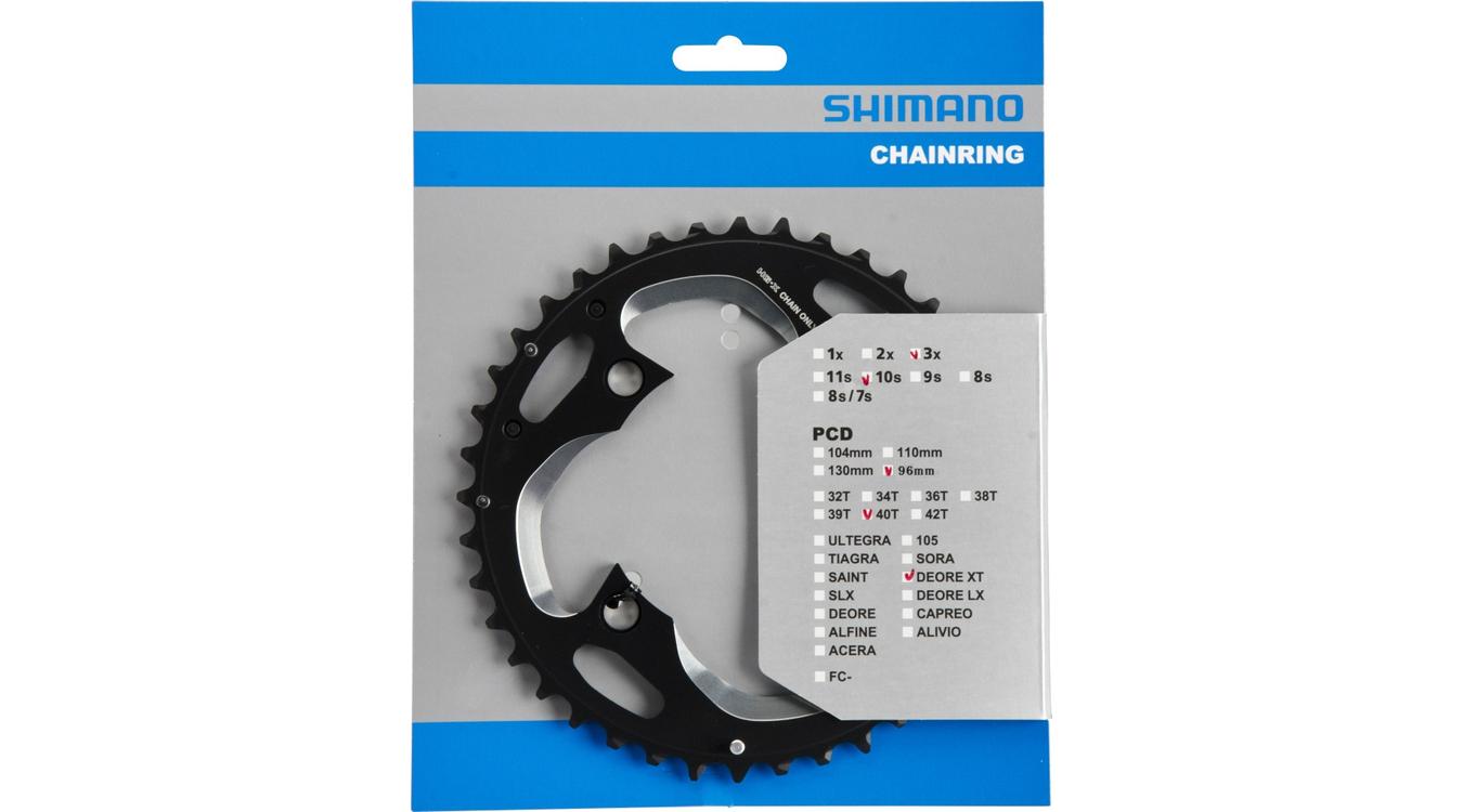 shimano deore 40t chainring