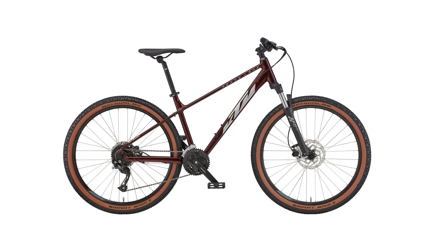 KTM Penny Lane 271 2023 női Mountain Bike night red (silver) 42cm