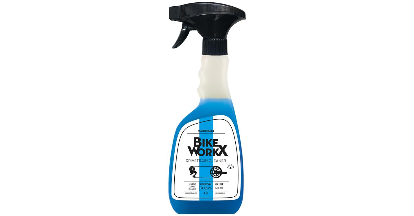 BIKEWORKX Tisztítószer DRIVETRAIN CLEANER 500 ml spray Kerékpár