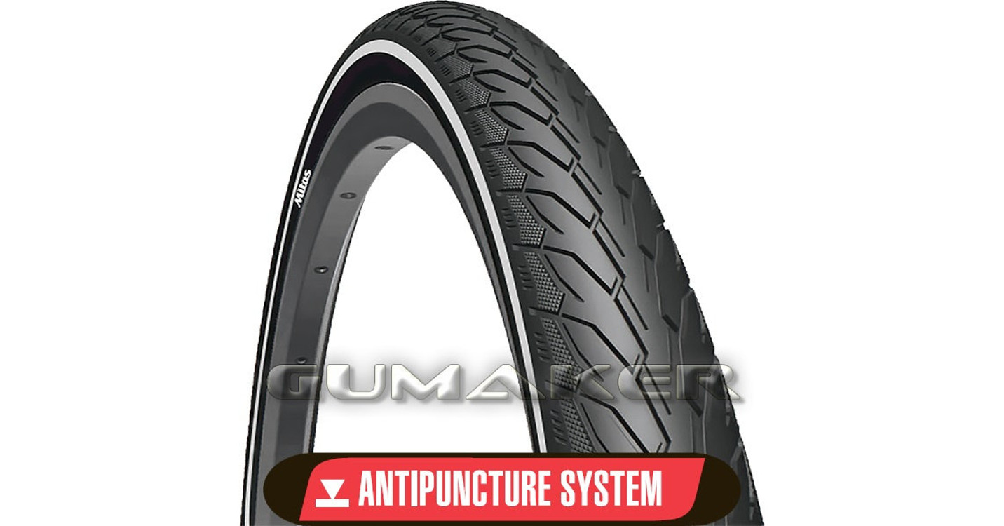 37-590 26x1 3/8 V66 Flash APS reflektoros Mitas kerékpár gumi ...