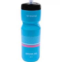 Zefal Kulacs Sense M80 - 800Ml Menetes Cián Kék (Fekete/Fehér)