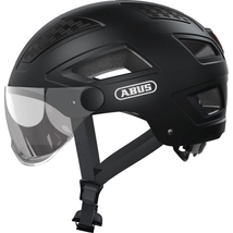 ABUS kerékpáros városi sisak Hyban 2.0 ACE, ABS, beépített átlátszó szemüveggel, velvet black