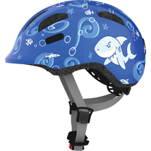ABUS kerékpáros gyerek sisak Smiley 2.0, In-Mold, blue sharky, S