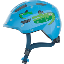 ABUS kerékpáros gyerek sisak Smiley 3.0, In-Mold, blue croco, S