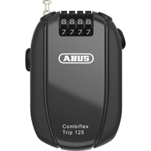 ABUS mini kábellakat számzárral Combiflex Trip, 125 cm, fekete