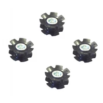 AUTHOR Kormánycsőbe csillag (rózsa) ALU. villához 1” (22,2mm), FEKETE