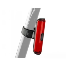 AUTHOR Hátsó villogó A-Pilot USB 50lm fekete/piros lencsével
