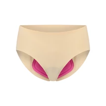 BBB Cycling kerékpáros aláöltöző BUW-66 ComfortBrief, női párnázott alsó, bőrszínű