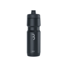 BBB Cycling kerékpáros kulacs BWB-15 AutoTank XL, 750ml, auto szeleppel, BPA mentes, mosogatógépben is mosható, auto szeleppel, fekete/szürke