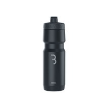 BBB Cycling kerékpáros kulacs BWB-15 AutoTank XL, 750ml, auto szeleppel, BPA mentes, mosogatógépben is mosható, auto szeleppel, fekete/szürke