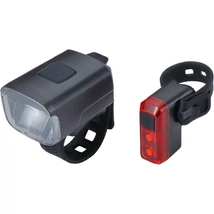 BBB Cycling kerékpáros lámpa szett BLS-144 StudCombo, 130 és 8 lumen