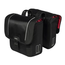 Basil dupla táska Sport Design Double Bag, Universal Bridge System, fekete