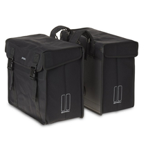 Basil dupla táska Kavan XL Double Bag, pántos, fekete