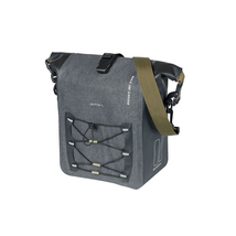Basil egyoldalas táska Navigator Storm MIK Side M, 12-15 l, fekete