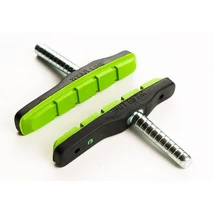 BIKEFUN Fékpofa MTB 72 mm csapos fekete/zöld