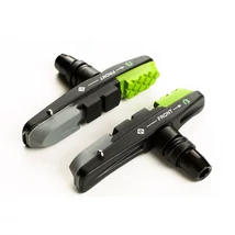 BIKEFUN Fékpofa MTB 72 mm menetes cartridge, zöld/fekete/szürke