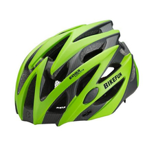 Bikefun Fejvédő Edge zöld/karbon L