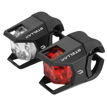 BIKEFUN Lámpa STELLAR sett E+H fekete