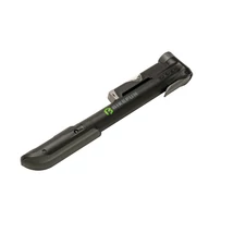 Bikefun Pumpa Bora Gauge II plastic, nyomásmérővel, fekete