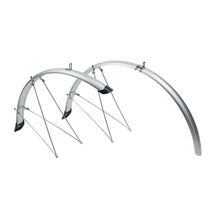 Bikefun Sárvédő Trekking aluplastic SILVER, 46 mm, 28" (700C)