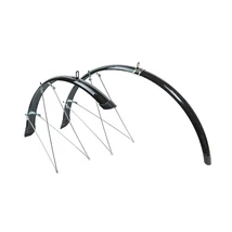 Bikefun Sárvédő Trekking aluplastic FEKETE, 46 mm, 28" (700C) 