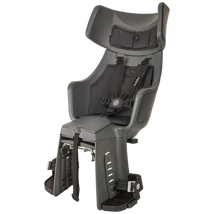 Bobike Gyerekülés Hátra "Exclusive" Tour, csomagtartóra szerelhető, magasságban állítható extra fejtámasszal és hátsó LED-del városi szürke