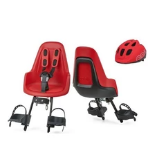 Bobike Gyerekülés Előre "One" Mini + in-mold gyereksisak szettben eper piros XS