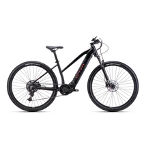 CTM Ruby X Pro 29 női E-bike matt fekete / fényes fekete / piros