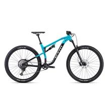 CTM Skaut 3.0 férfi Fully Mountain Bike matt lagunakék / fekete