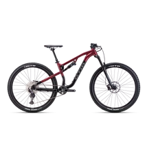 CTM Skaut 3.0 férfi Fully Mountain Bike fényes fekete / gyöngyház bordó