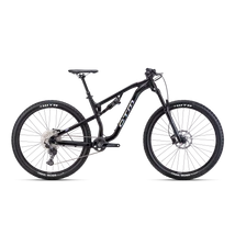 CTM Skaut 3.0 férfi Fully Mountain Bike fényes fekete / matt fekete / hologram