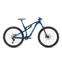 CTM Skaut 4.0 férfi Fully Mountain Bike selyemfényű tengerkék / ezüst